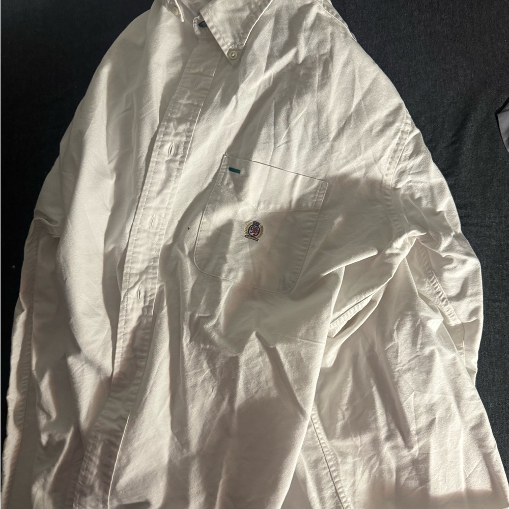 vintage white Tommy Hilfiger button up